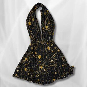 Vintage 100% Silk Victroia's Secret Halter Romper